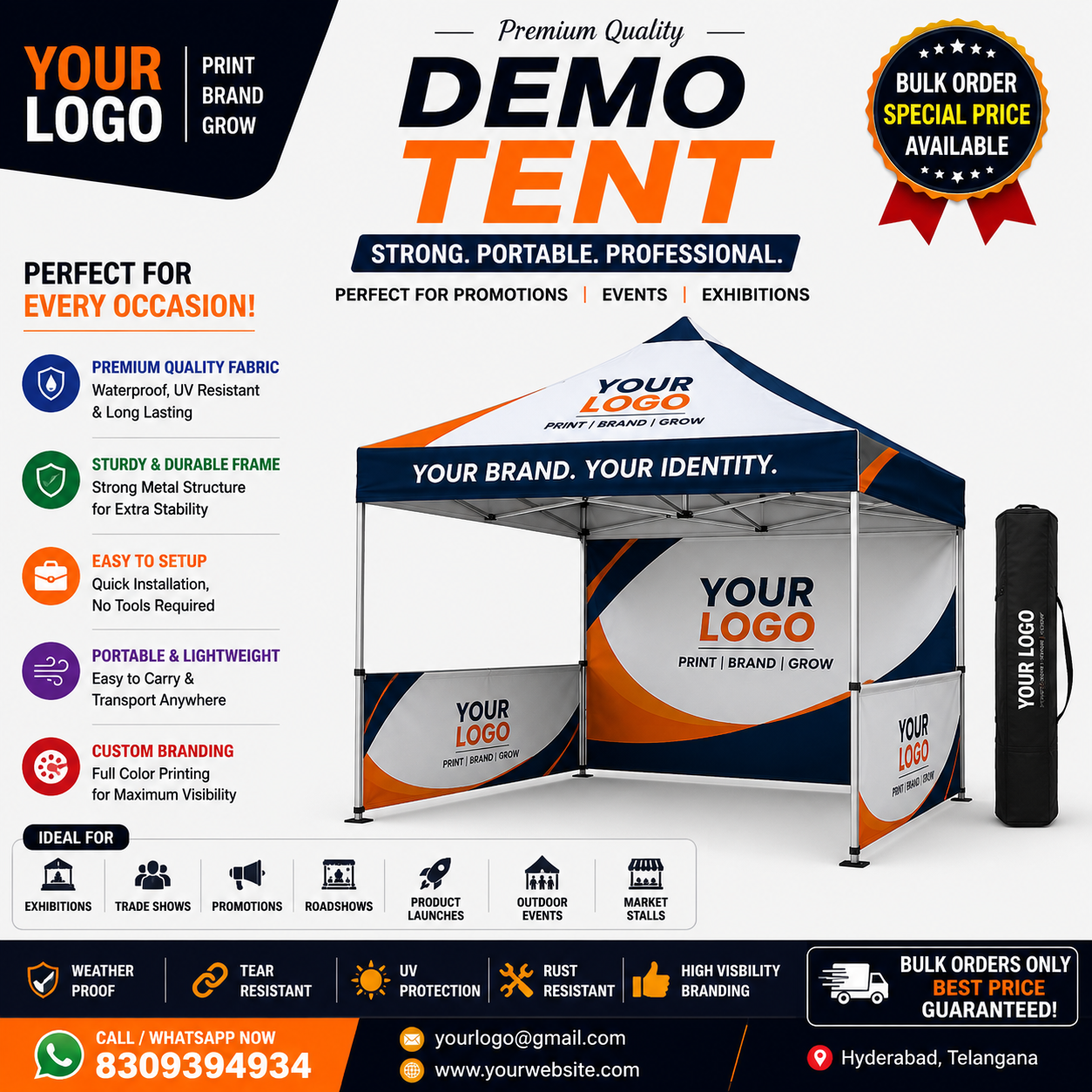 TeqqnoWorld Demo Tent
